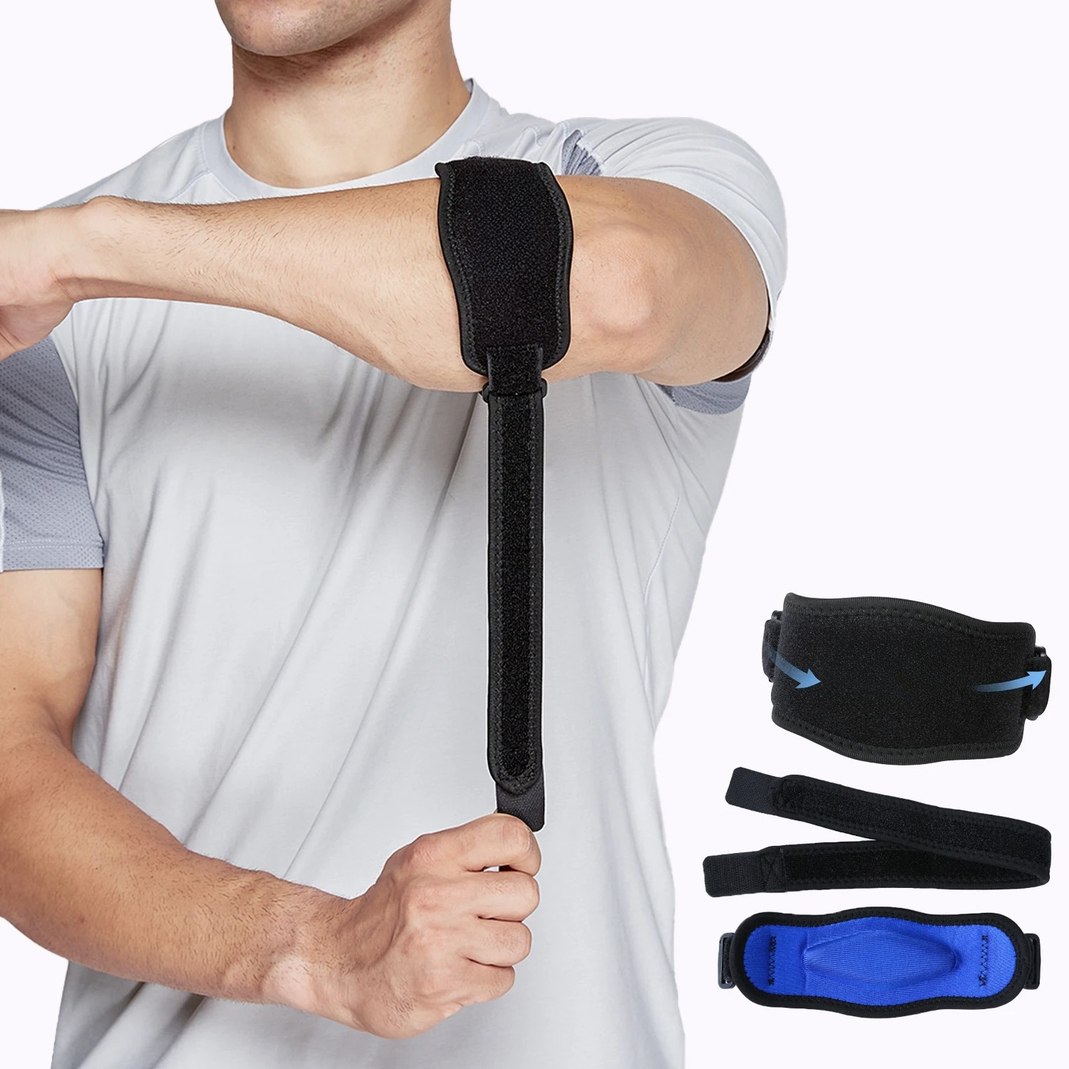 Crossfit G - 1Pc Adjustable Elbow Brace - Sports