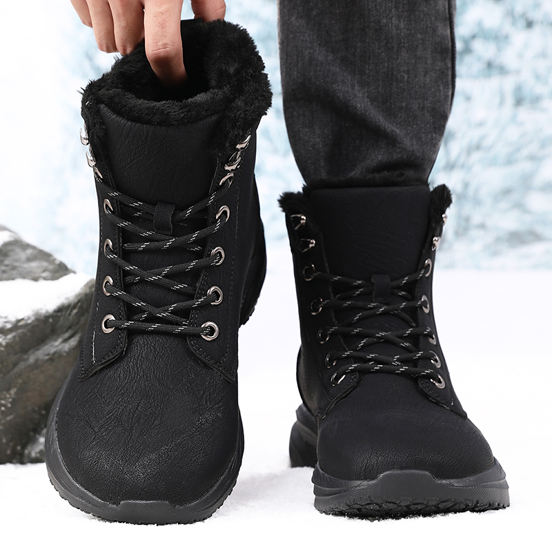 Men Winter Snow Boots for Wate - مراجعة Crossfit Outdoor وسعره