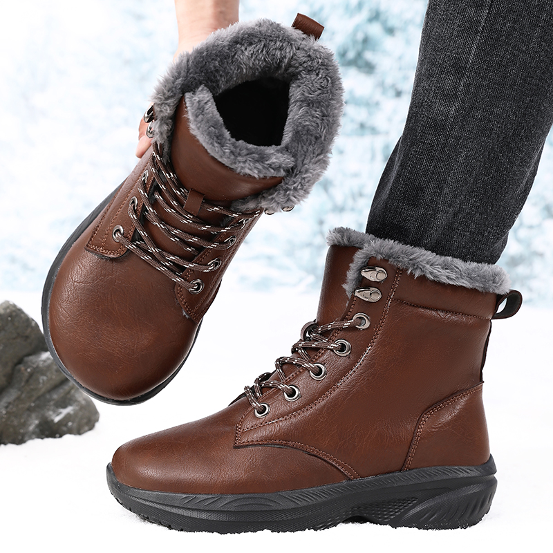 Men Winter Snow Boots for Wate - مراجعة Crossfit Outdoor وسعره
