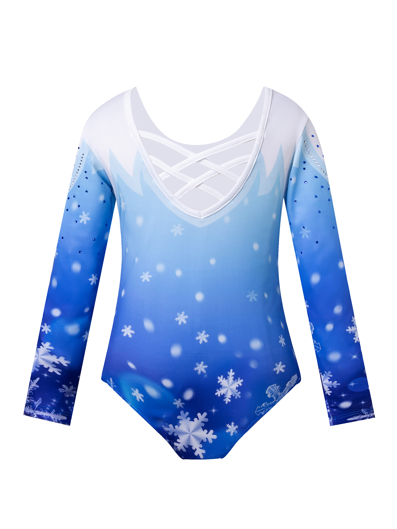 Gradient Color Snowflake Print - مراجعة Crossfit Event وسعره