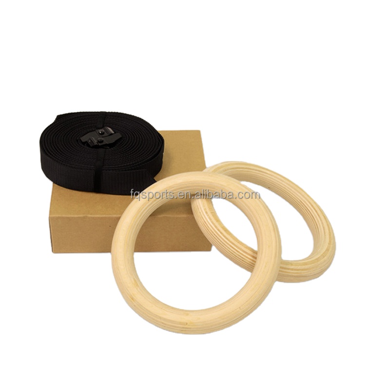 Outdoor Fitness Equipment Gym  - مراجعة Gymnastic Ring Wood وسعره