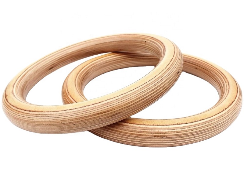 Outdoor Fitness Equipment Gym  - مراجعة Gymnastic Ring Wood وسعره
