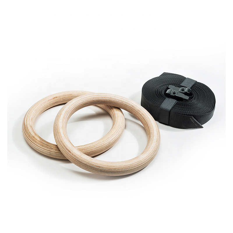 Outdoor Fitness Equipment Gym  - مراجعة Gymnastic Ring Wood وسعره
