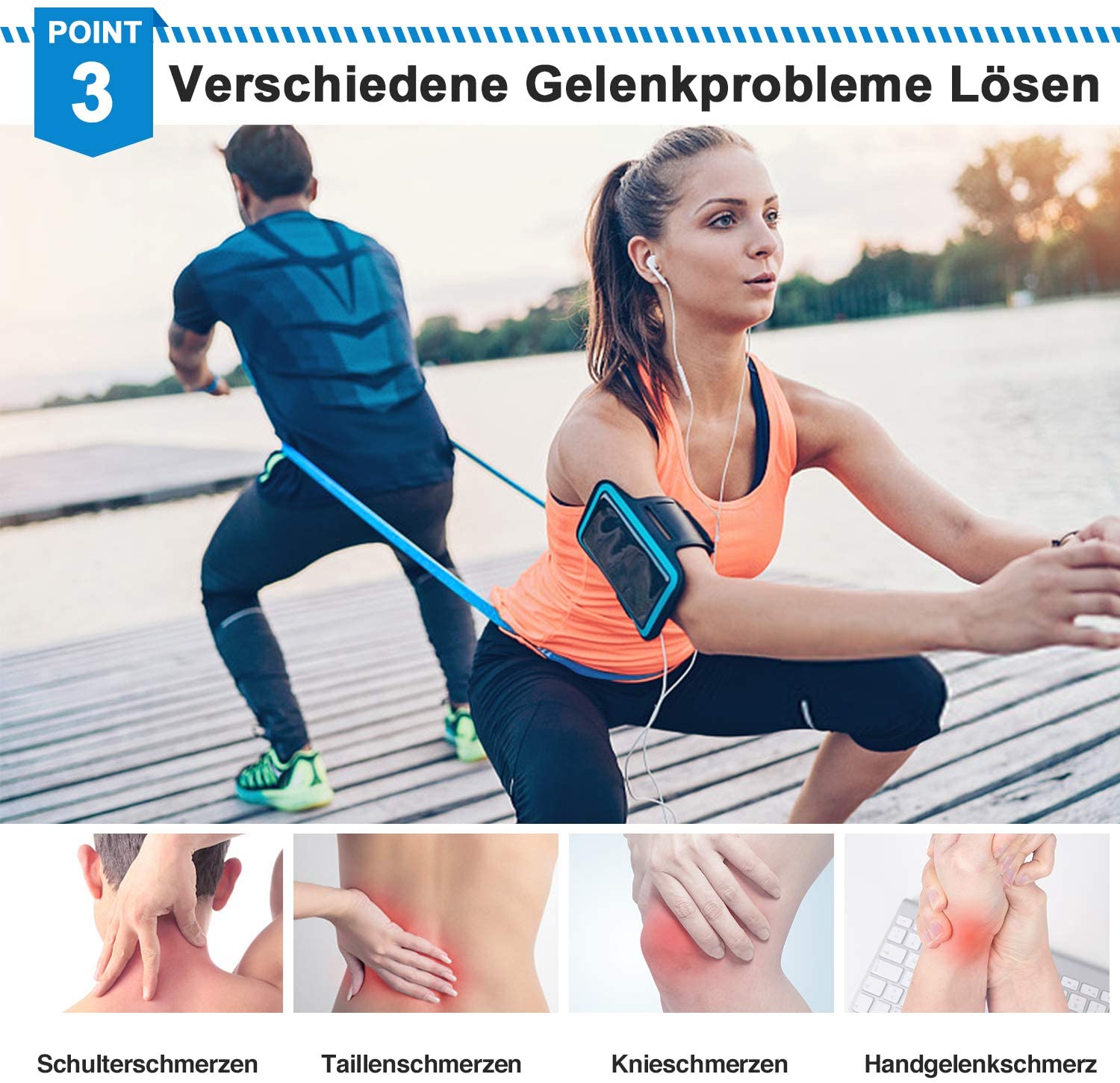 Elastic Fitness Bands 3Pcs Res - مراجعة Crossfit Equipment وسعره