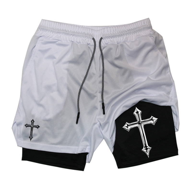 Cross Print 2-in-1 Workout Run - مراجعة Crossfit Gear For Men وسعره