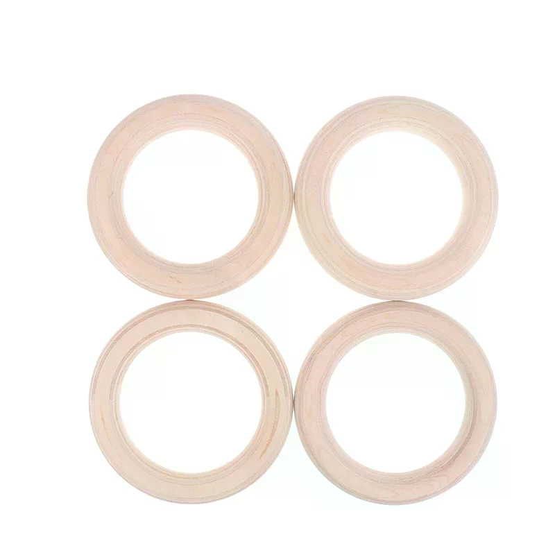 2Pcs/Pairs Wooden Ring Portabl - مراجعة Gymnastic Ring Wood وسعره