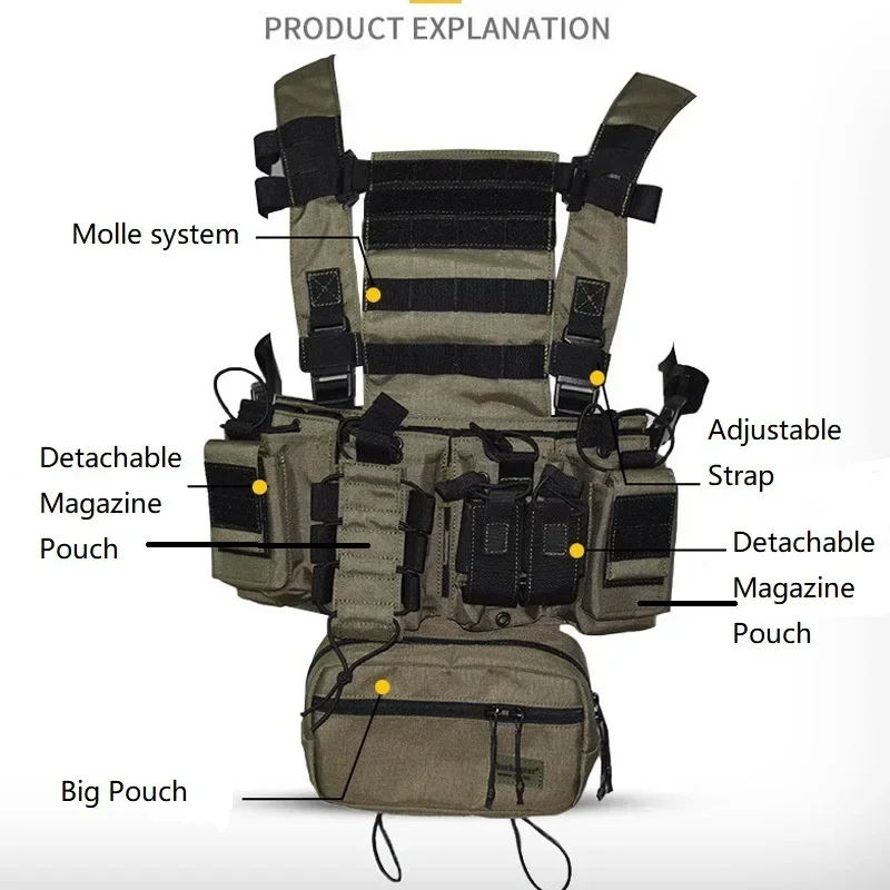 D3CR Chest Rig Vest Multicam B - مراجعة Crossfit Gear For Men وسعره