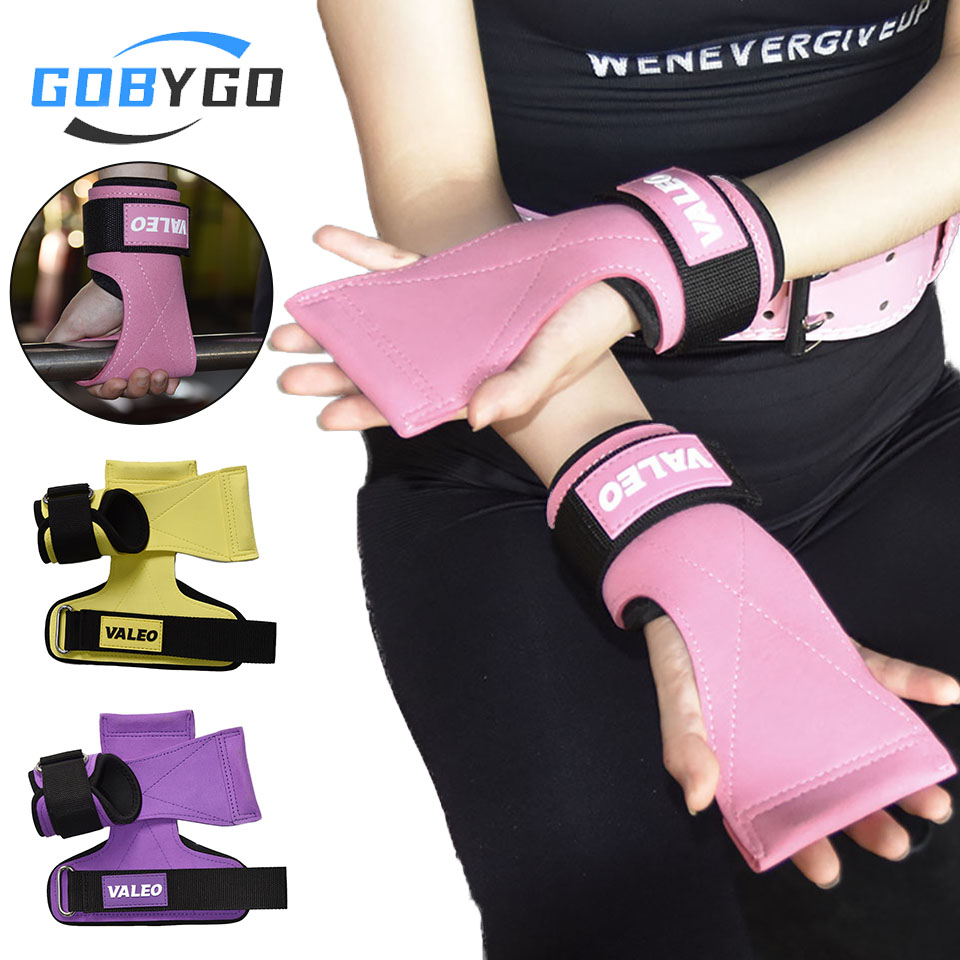 GOBYGO 1Pair Gym Palm Gloves S - مراجعة Pull Up Assist Band وسعره