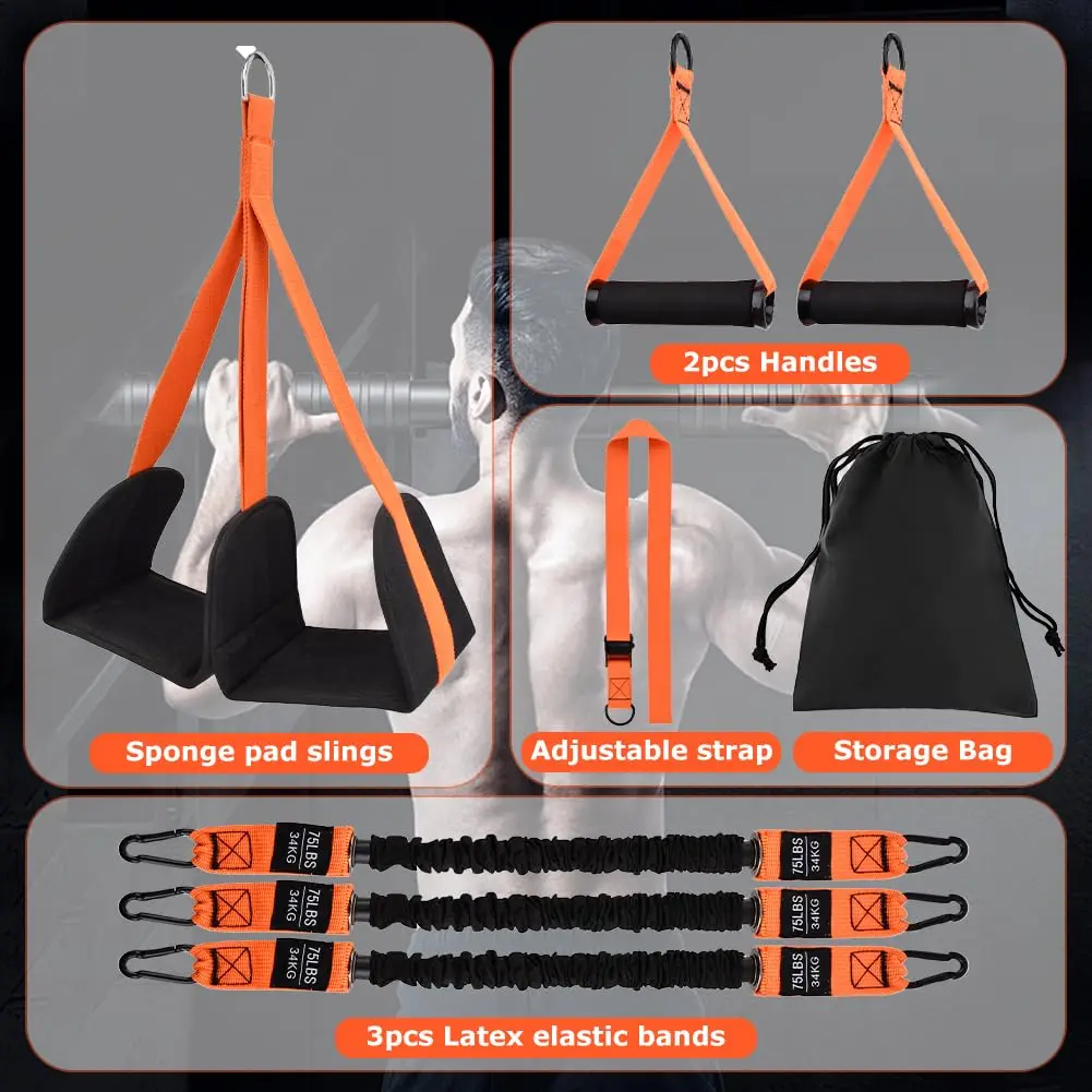 Pull Up Assistance Bands Set R - مراجعة Pull Up Assist Band وسعره