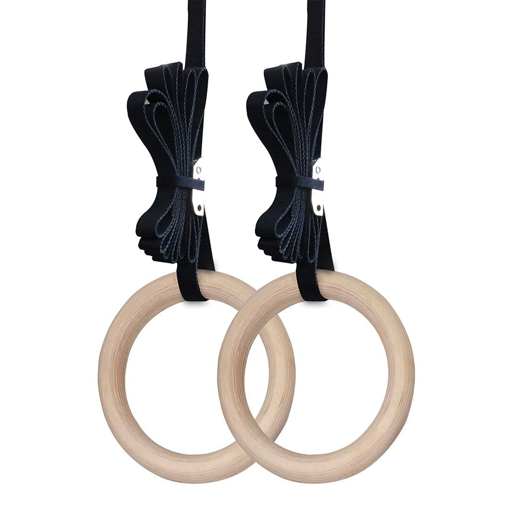 28/32MM Fitness Wooden Gymnast - مراجعة Gymnastic Ring Wood وسعره