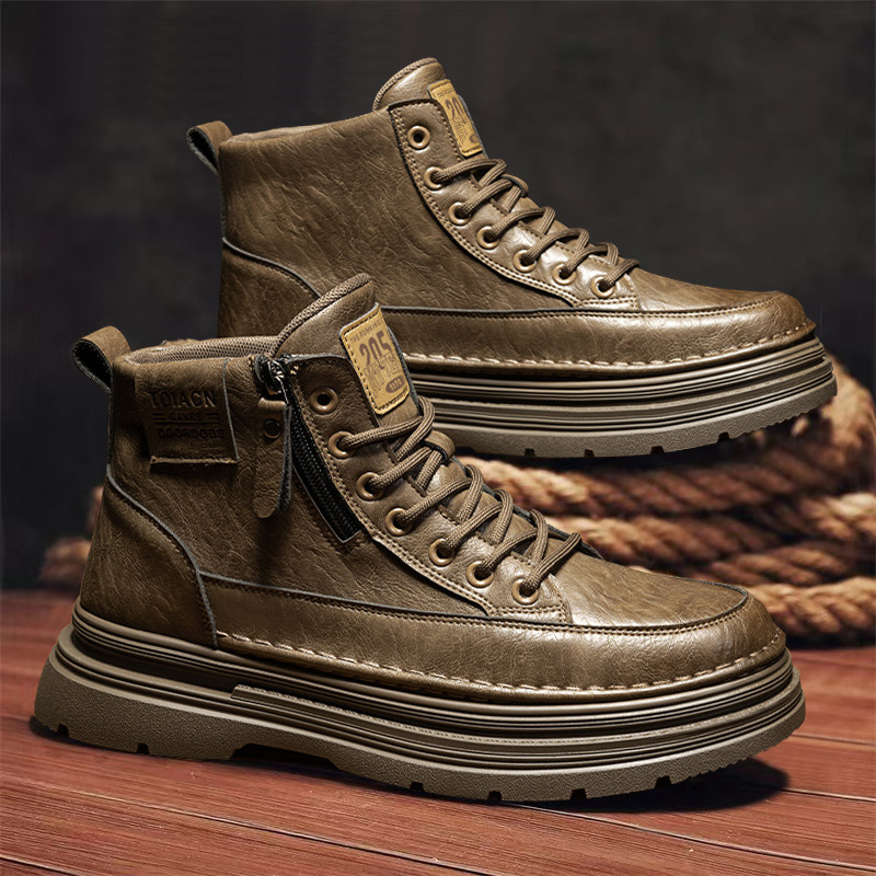 Men's high top boots new casua - مراجعة Crossfit Outdoor وسعره