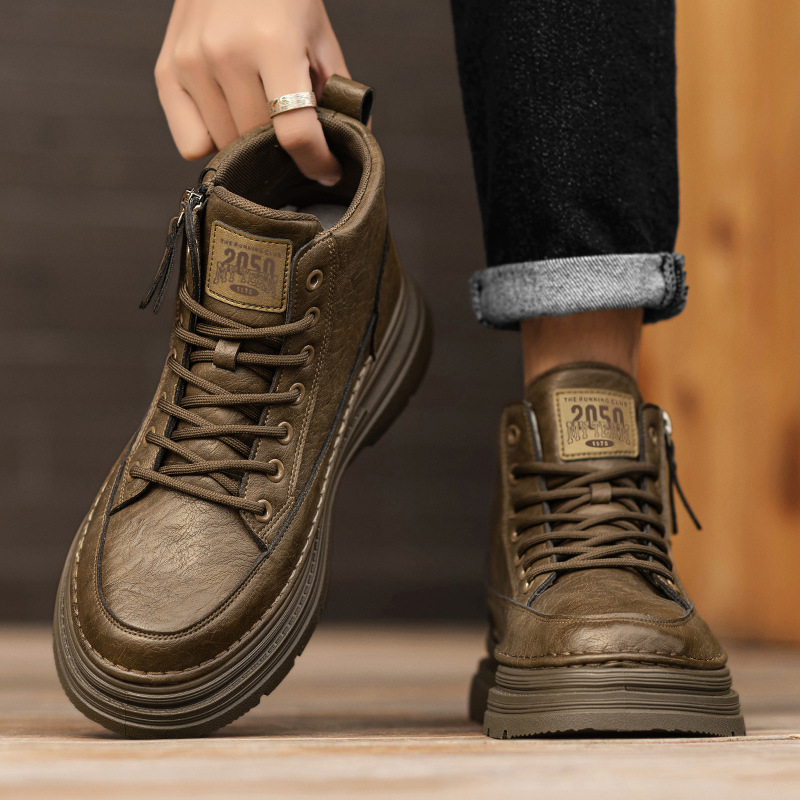 Men's high top boots new casua - مراجعة Crossfit Outdoor وسعره