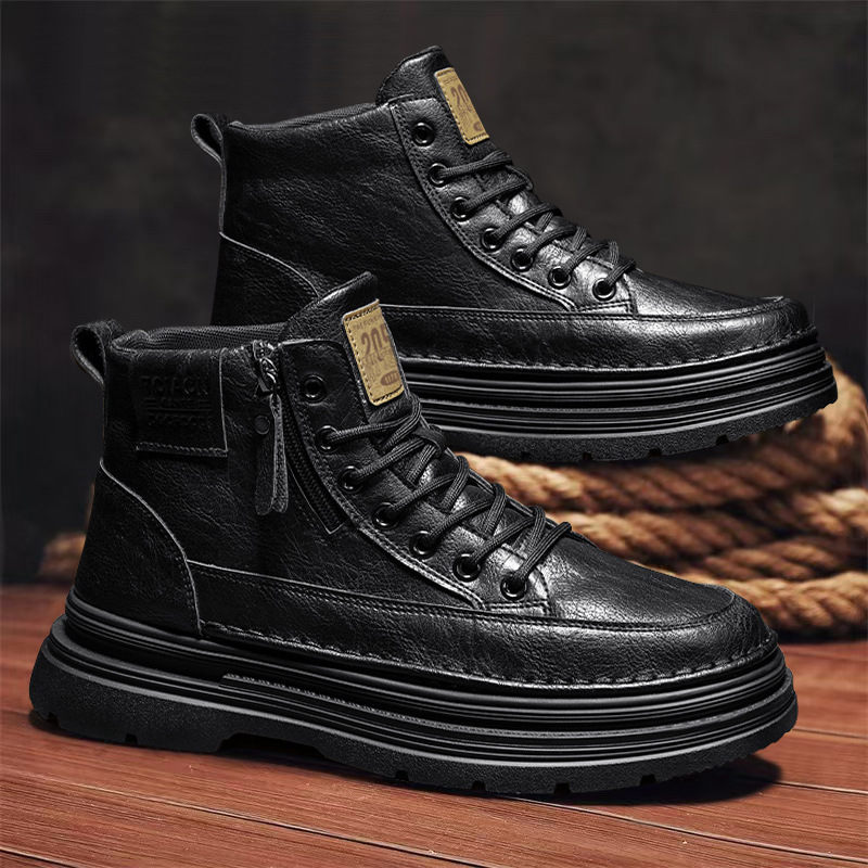 Men's high top boots new casua - مراجعة Crossfit Outdoor وسعره