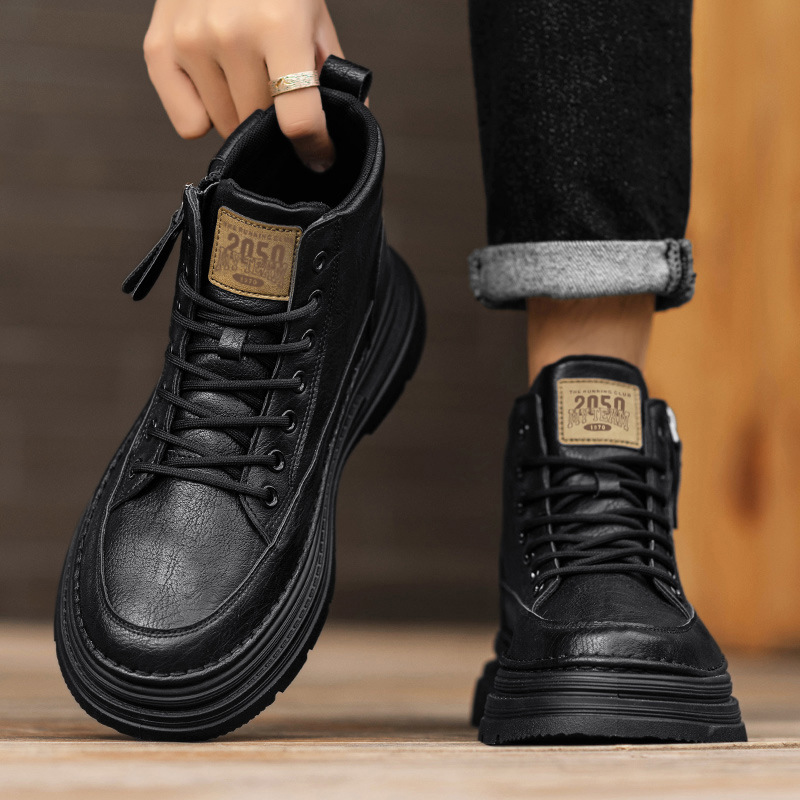 Men's high top boots new casua - مراجعة Crossfit Outdoor وسعره