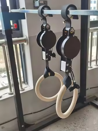 Birch Fitness Rings High Load- - مراجعة Gymnastic Ring Wood وسعره