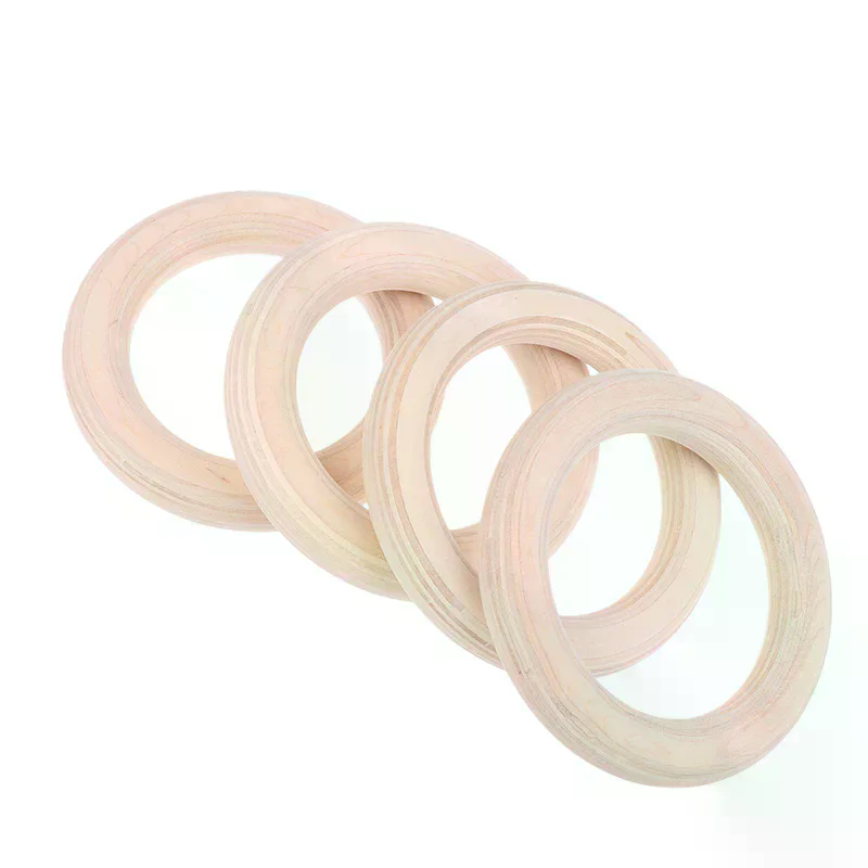 2Pcs Wooden Ring Portable Cros - مراجعة Gymnastic Ring Wood وسعره