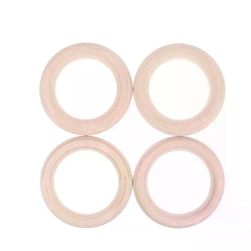 2Pcs Wooden Ring Portable Cros - مراجعة Gymnastic Ring Wood وسعره