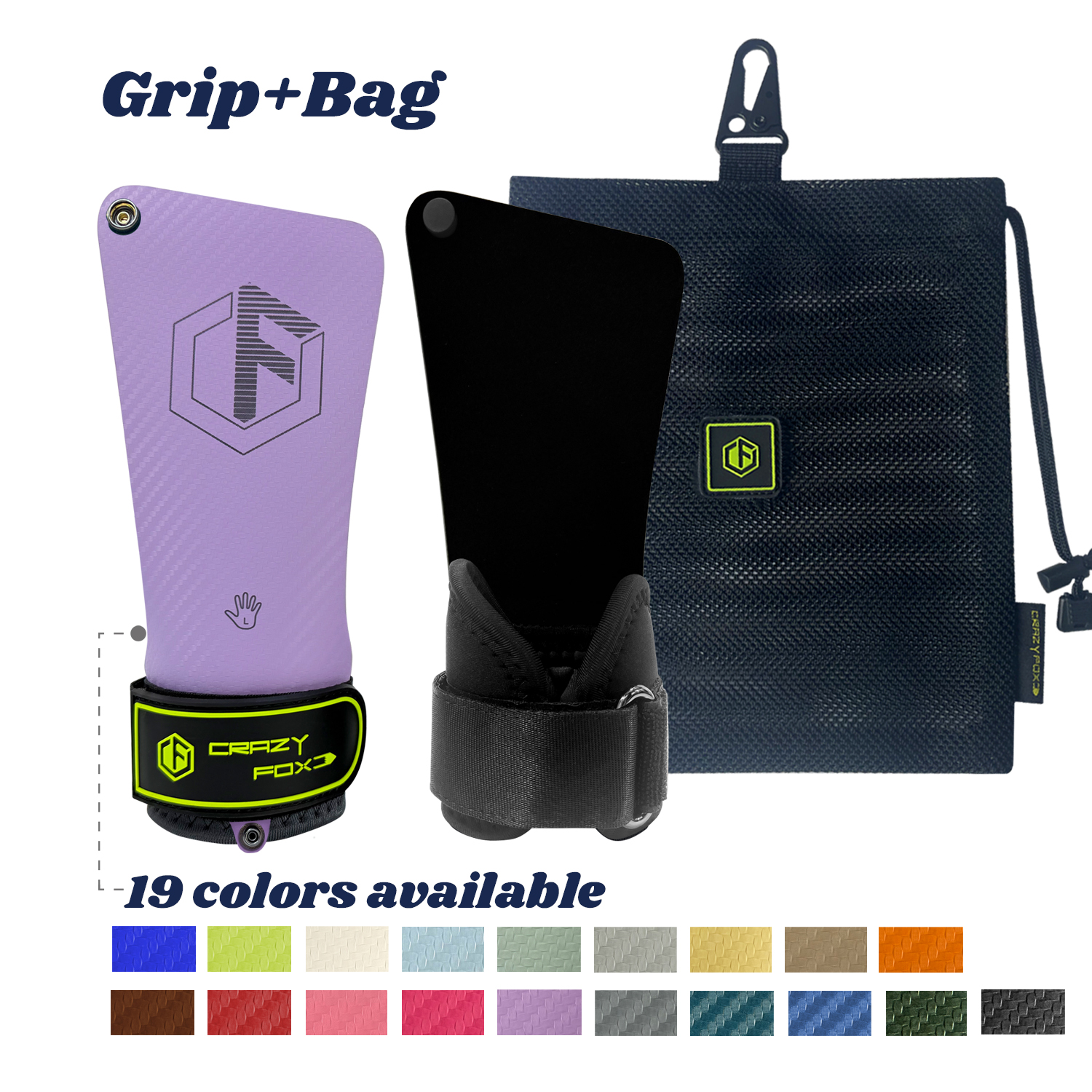 Natural Rubber Anti‑Slip Palm  - مراجعة Crossfit Gear Pouch وسعره