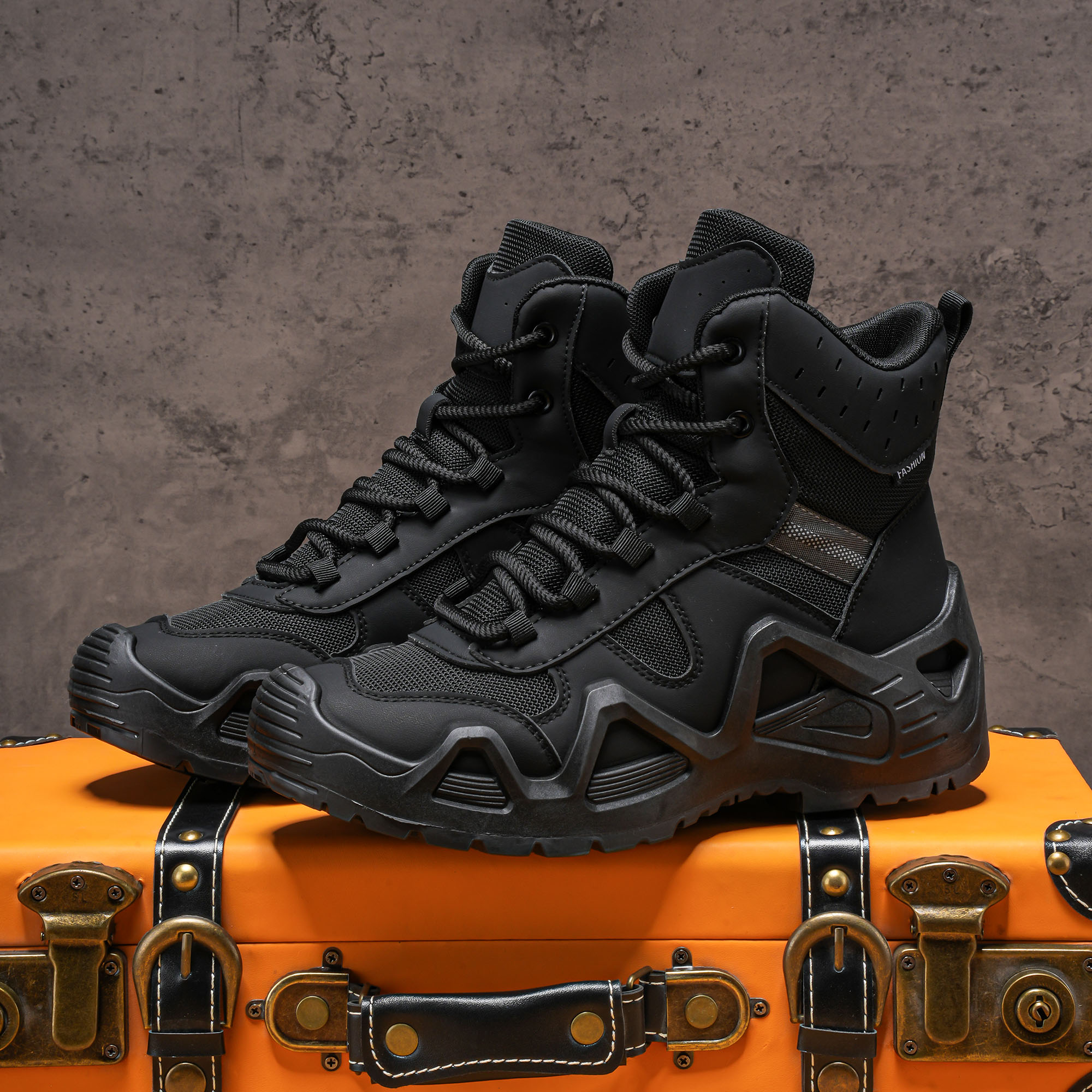Men's high top boots, hiking b - مراجعة Crossfit Outdoor وسعره
