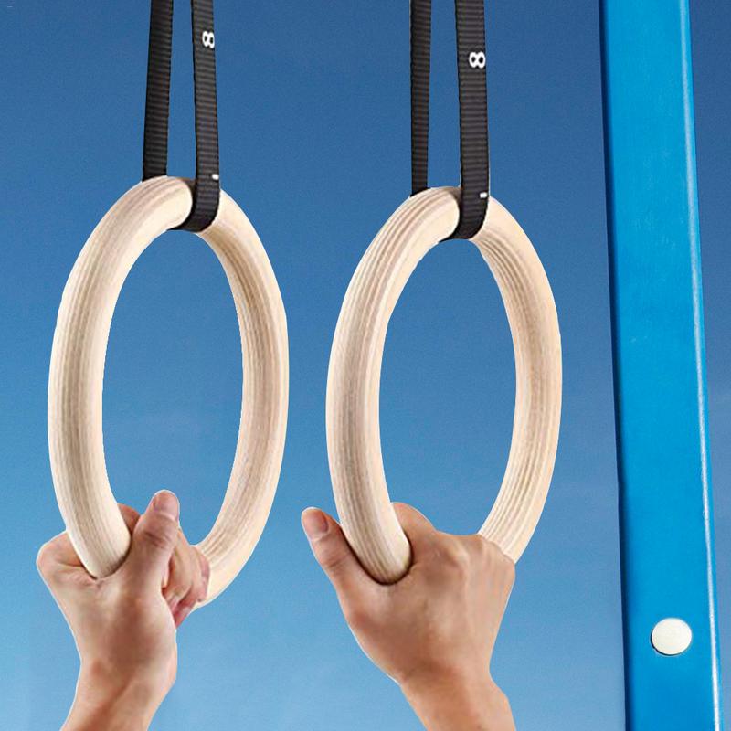 1 Piece Birch Wood Gymnastic R - مراجعة Gymnastic Ring Wood وسعره