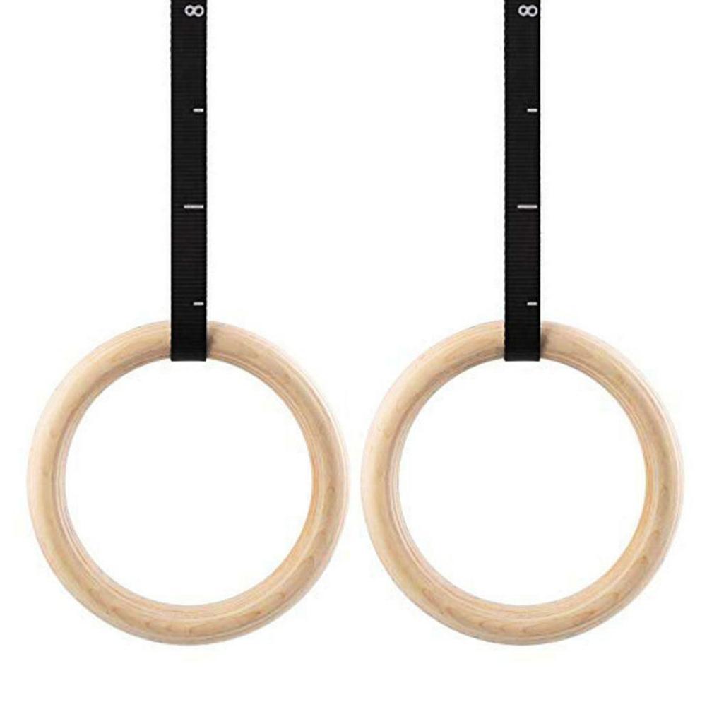 Wooden Gymnastic Rings 28/32mm - مراجعة Gymnastic Ring Wood وسعره
