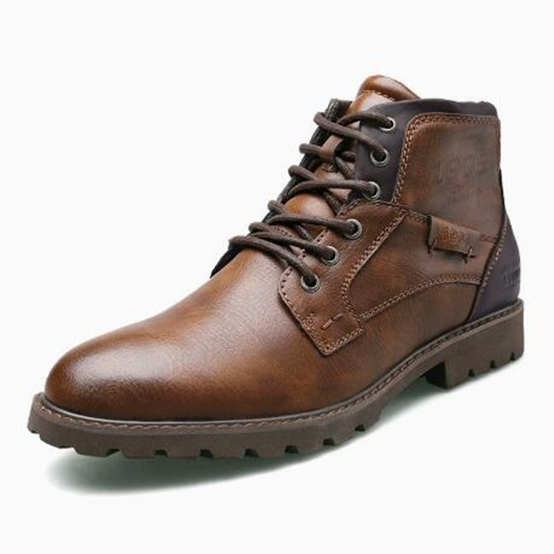 2026 Leather Men Ankle Boots P - مراجعة Crossfit Outdoor وسعره