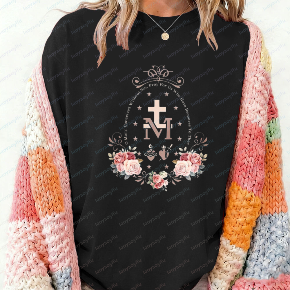 Floral Marian Cross T-Shirt Ca - مراجعة Crossfit Event وسعره