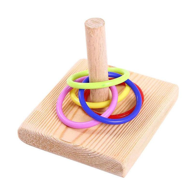 Bird Training Ring Toy Parrot  - مراجعة Gymnastic Ring Wood وسعره