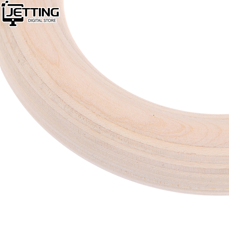2Pcs/Pairs Wooden Ring Portabl - مراجعة Gymnastic Ring Wood وسعره